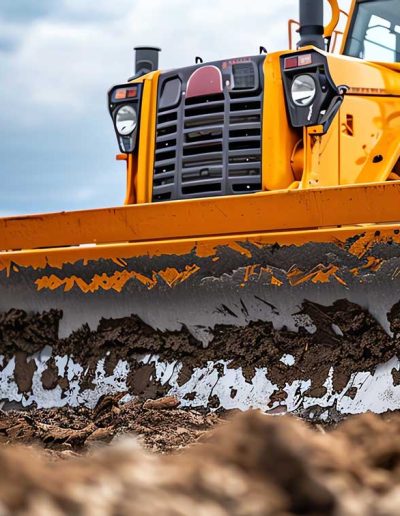 Bulldozer leveling ground - Demolition Services from ADHD Contracting Ltd